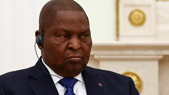 'Video thumbnail for Central African Republic's President Touadera confirms third-term bid'