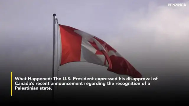 'Video thumbnail for Trump Blasts Canada Over Palestine Stance, Says It Makes Striking A Trade Deal With Ottawa 'Very Hard''
