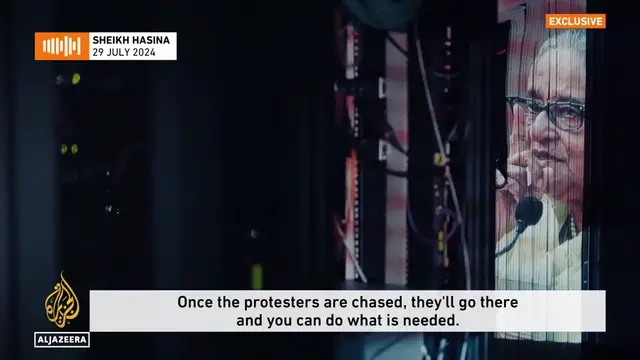 'Video thumbnail for Bangladesh investigation: Sheikh Hasina's orders to halt protests revealed'
