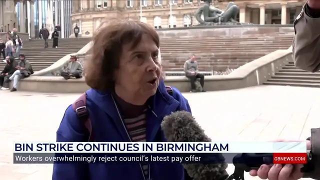 'Video thumbnail for WATCH: Birmingham branded 'dump' by locals as mounting rubbish remains'