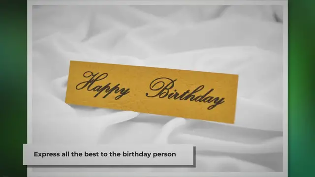 'Video thumbnail for Birthday Wishes To Celebrate A Special Person'