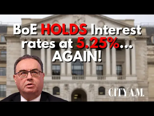 'Video thumbnail for Bank of England has held interest rates again... But why?'