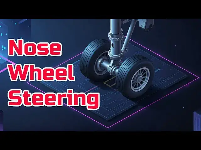 'Video thumbnail for How Do Aircraft Steer on the Ground? | Nose Wheel Steering System Explained'
