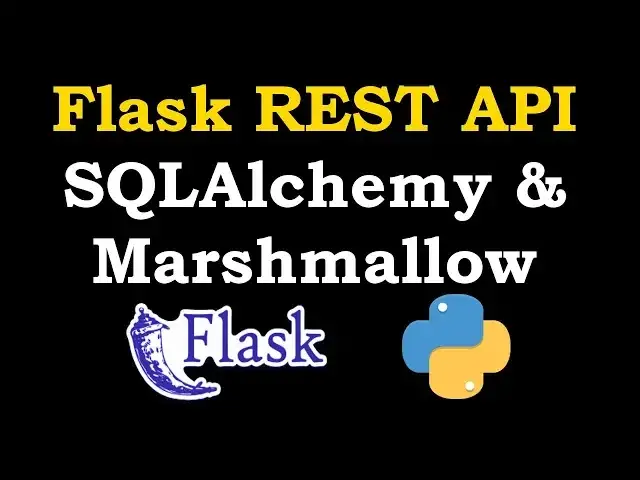 'Video thumbnail for Flask REST API With SQLAlchemy & Marshmallow'