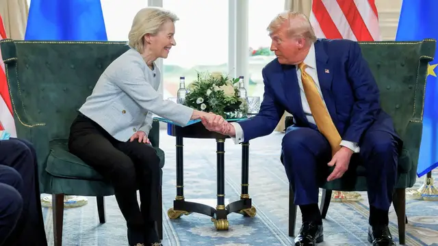 'Video thumbnail for US and EU agree on 15 percent tariffs, averting transatlantic trade war'
