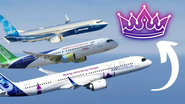 'Video thumbnail for C919 vs. Airbus A320 vs. Boeing 737: Battle for Aviation Supremacy'