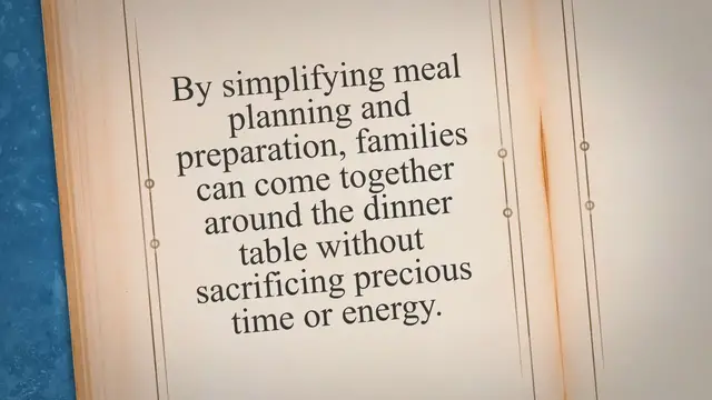 'Video thumbnail for Effortless Eats: Simplifying Family Dinners with Easy Weeknight Recipes and Tips'