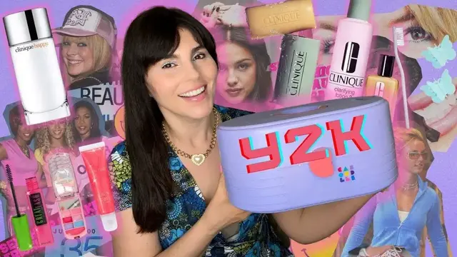 'Video thumbnail for I tried Vintage Y2K 2000s Makeup and Beauty Products for a week!'