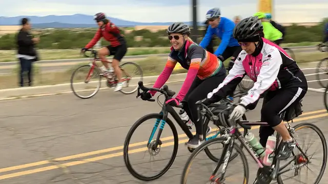 'Video thumbnail for Ride in Santa Fe Century’s Annual Bike Race'