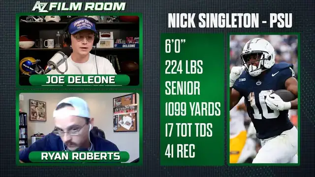 'Video thumbnail for Penn State RB Nick Singleton 2026 NFL Draft'