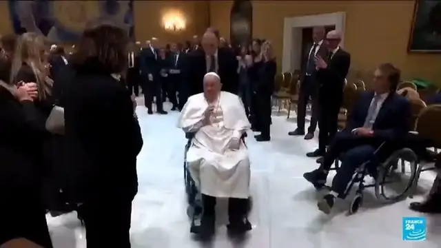 'Video thumbnail for Vatican begins Easter preparations with Pope Francis recovering'
