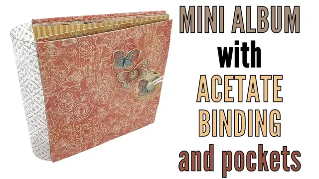 'Video thumbnail for Mini Album with Acetate Binding and Pockets'