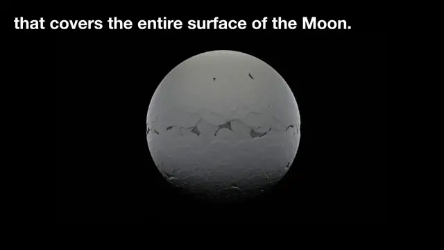 'Video thumbnail for Covering the moon's surface with 49,000 gigatonnes of ice'