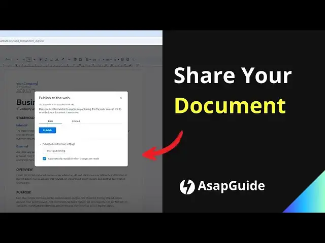 'Video thumbnail for How to Share a Google Docs Document to Public'