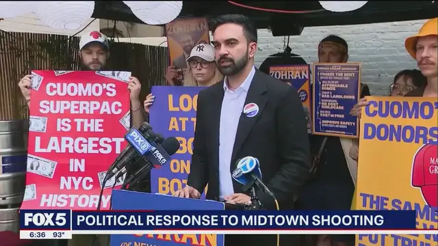 'Video thumbnail for Political response to Midtown office shooting'