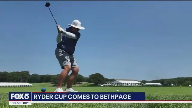 'Video thumbnail for Ryder Cup to be hosted at Bethpage golf course'
