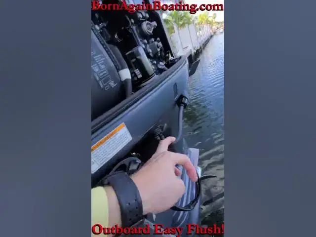 'Video thumbnail for Outboard Quick Easy Flush System! #shorts'