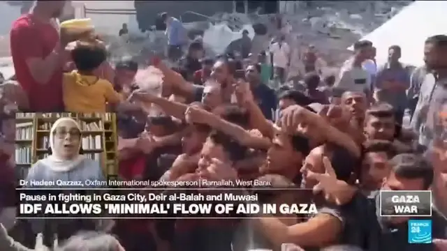 'Video thumbnail for Oxfam: 'It's an engineered starvation campaign against civilians, women and children, in Gaza Strip''