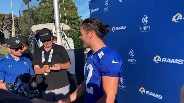 'Video thumbnail for Los Angeles Rams Puka Nacua on Davante Adams'