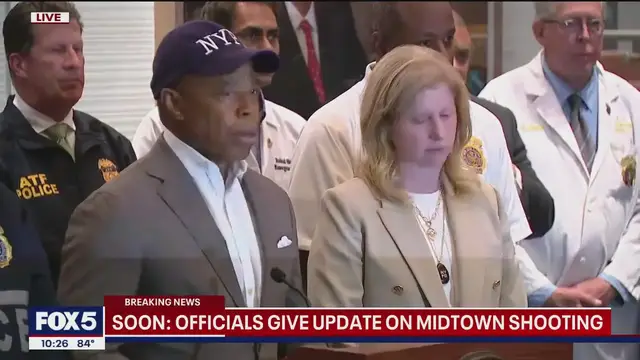'Video thumbnail for Midtown shooting update: Full press conference'