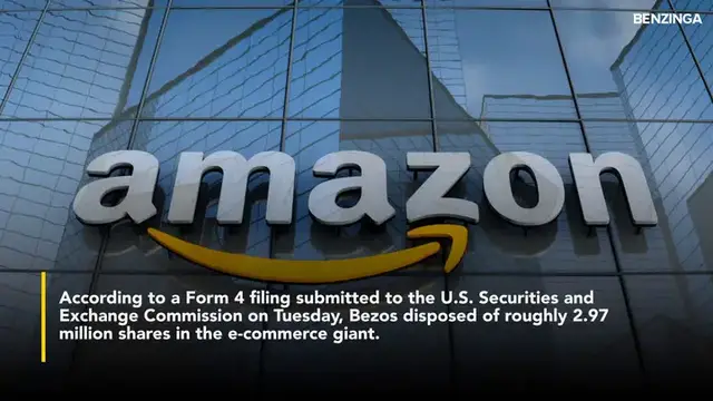 'Video thumbnail for Jeff Bezos Offloads Nearly $666 Million In Amazon Stock — Adds To Post-Wedding Sell-Off Streak'