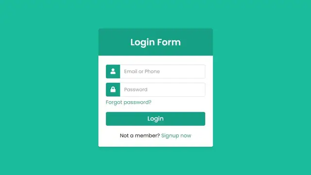 'Video thumbnail for Responsive Login Form using HTML and CSS'