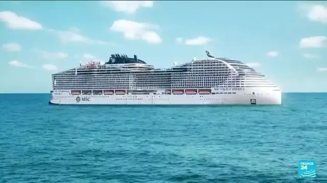 'Video thumbnail for MSC World America cruise ship headed from France to Miami'