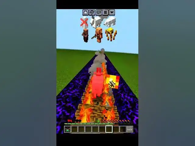 'Video thumbnail for Minecraft mobs Vs campfire 🔥 #minecraft #silviogamer #gaming #minecraftshorts #shorts'