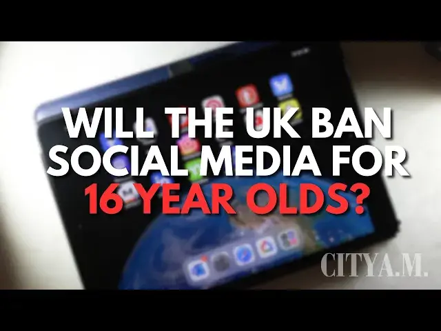 'Video thumbnail for Teenagers in the UK might no longer have access to social media'