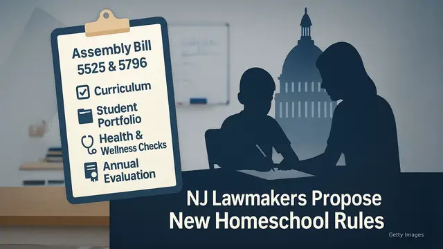 'Video thumbnail for New Jersey lawmakers propose tighter oversight for homeschooling'