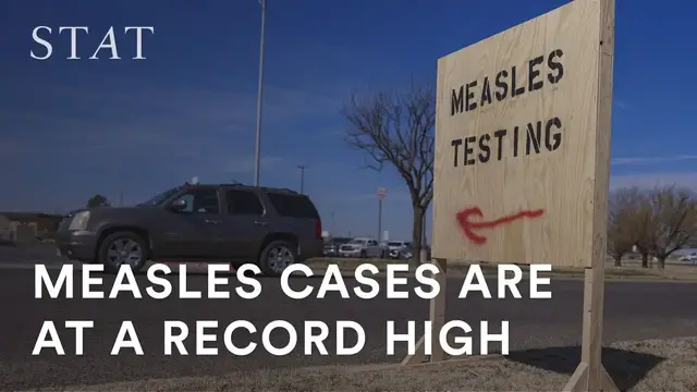 'Video thumbnail for 2025 is a record year for measles in the U.S.'