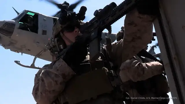 'Video thumbnail for How the Marine Corps is reshaping itself for future wars: Weapons and Warfare'
