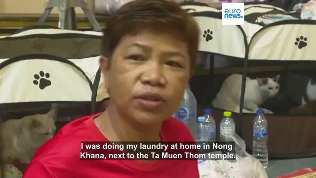 'Video thumbnail for Tens of thousands displaced as border clashes between Thailand and Cambodia escalate'