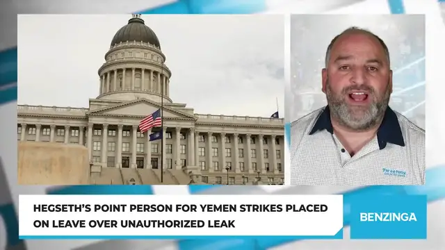 'Video thumbnail for Hegseth’s Point Person for Yemen Strikes Placed on Leave Over Unauthorized Leak'
