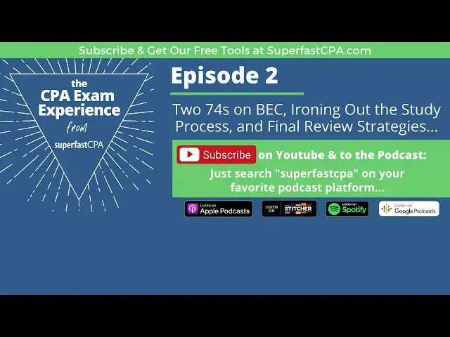 'Video thumbnail for CPA Exam Experience Episode 2: Retaking BEC, Final Review Tips, and Self Doubt on the CPA Exams'