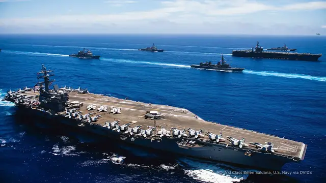 'Video thumbnail for China is upping its game in the Pacific. How are US forces preparing?'