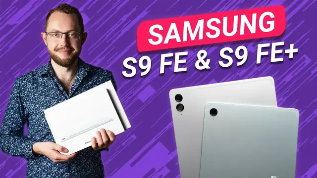 'Video thumbnail for Samsung Galaxy Tab S9 FE and S9 FE+ Unboxing & First Impression'