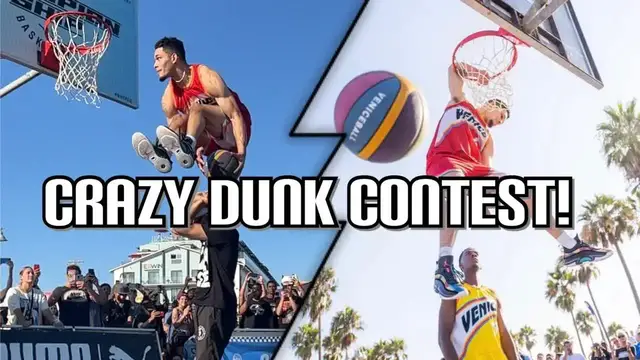'Video thumbnail for Won My First Dunk Contest At Venice Beach!'