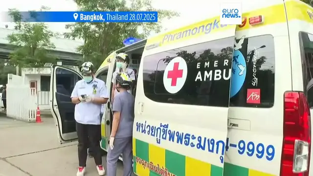 'Video thumbnail for Gunman kills five at busy Bangkok fresh food market'