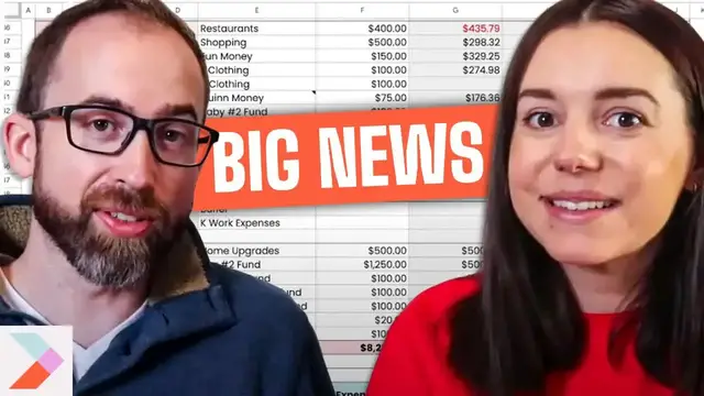 'Video thumbnail for debt free millennials: october budget catch-up, big announcement, & home project updates!'