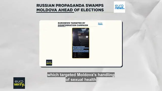 'Video thumbnail for Russian propaganda swamps Moldova ahead of elections'