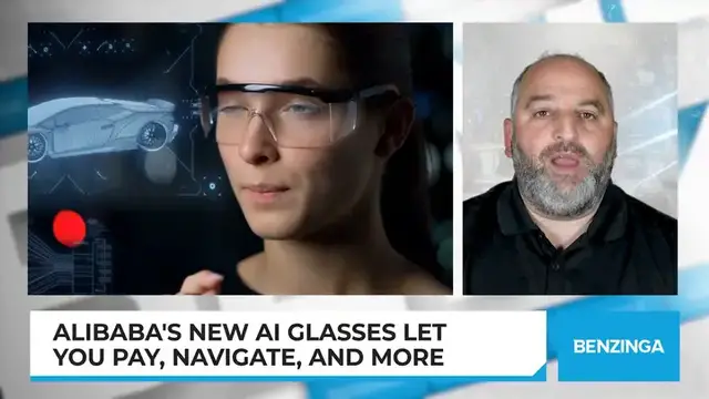'Video thumbnail for Alibaba's New AI Glasses Let You Pay, Navigate, And More'
