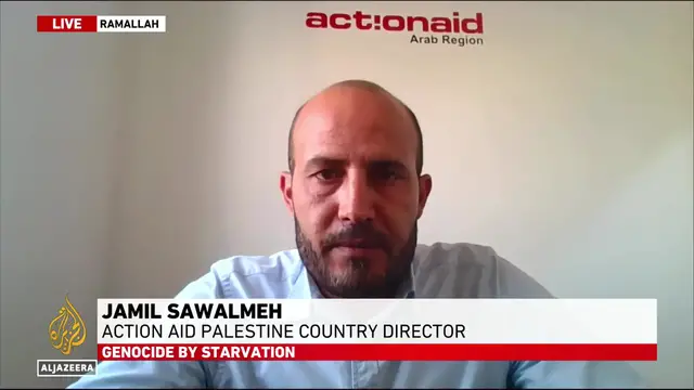 'Video thumbnail for Women and children bear the brunt of Gaza’s starvation crisis: ActionAid Palestine'
