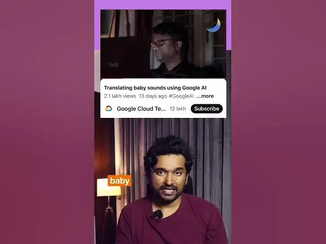 'Video thumbnail for Translate Baby crying language in English. With AI. ￼'