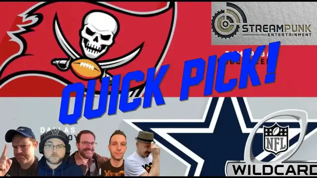 'Video thumbnail for stream punk sports: cowboys vs buccaneers wild card predictions! brady's last stand?'