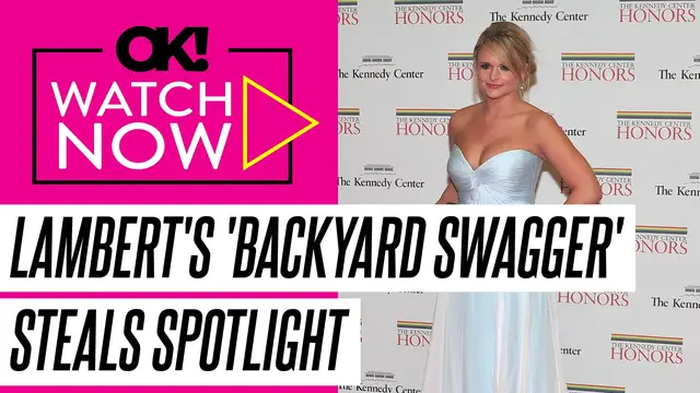 'Video thumbnail for Miranda Lambert Shrugs Off Viral Wardrobe Malfunction: 'Backyard Swagger''