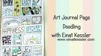 'Video thumbnail for Art Journal Page: Doodling'