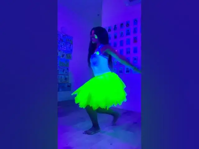 'Video thumbnail for Dance in the dark, Dance in the light . God is music #dance #neon'