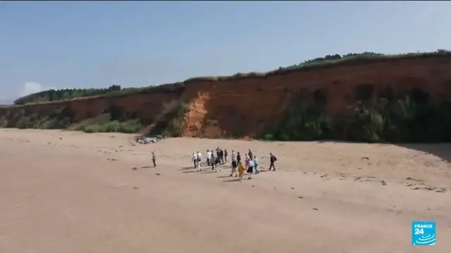 'Video thumbnail for France: Mine d’Or beach, a summer favourite on the Breton coast'
