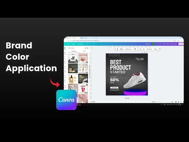 'Video thumbnail for How to Apply Brand Colors in One Click on Canva Templates'